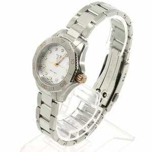 TAG Heuer Aquaracer Professional 200m WBP1450 12P Diamond Ladies Watch White ...